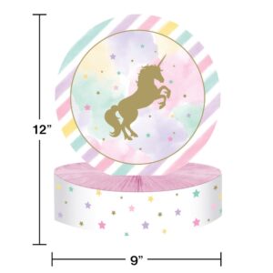 Sparkle Unicorn Honey Comb Centerpiece