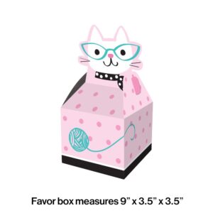 Purr-fect Party Favor Boxes 8Ct
