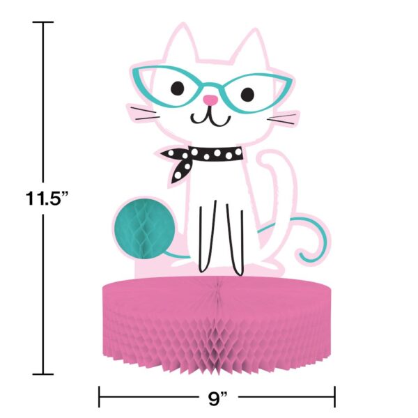 Purr-fect Party Honey Comb Centerpiece