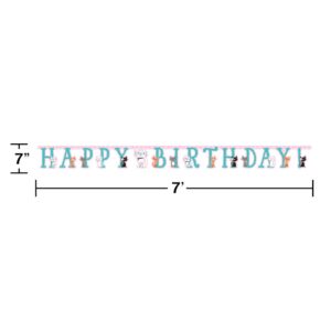 Purr-fect Party Happy Birthday Party Banner