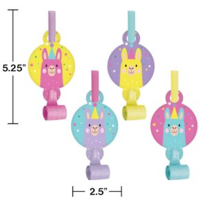 Llama Party Party Blowouts 8CT