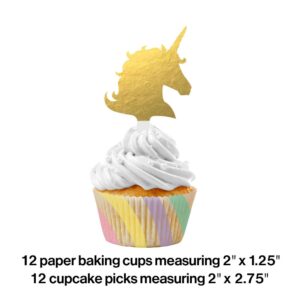 Sparkle Unicorn Cupcake Kit 12CT