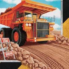 Big Dig Construction Luncheon Napkins 16CT