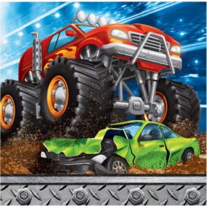 Monster Truck Rally Beverage Napkins 16CT