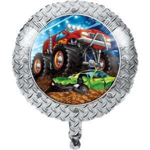 Monster Truck Rally 18" Mylar Balloon