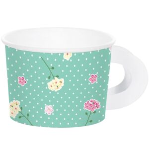 Floral Tea Party Paper Treat Bags 8CT