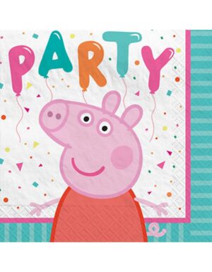 Peppa Pig Confetti Party Beverage Napkins 16ct