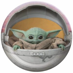 The Mandalorian 7" Round Plates 8CT
