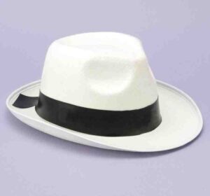 White Gangster Hat