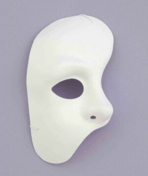 White Phantom 1/2 Mask