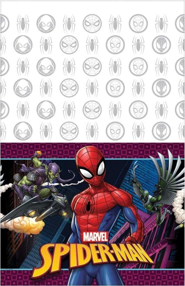 Spider-man Webbed Wonder Plastic Table Cover 54"x96"