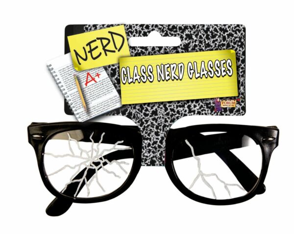 Nerd Cracked Glasses