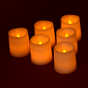 LED Votive Tea Lights 6pk