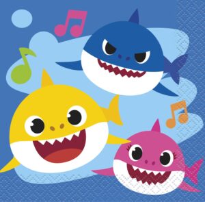 Baby Shark Beverage Napkins 16CT