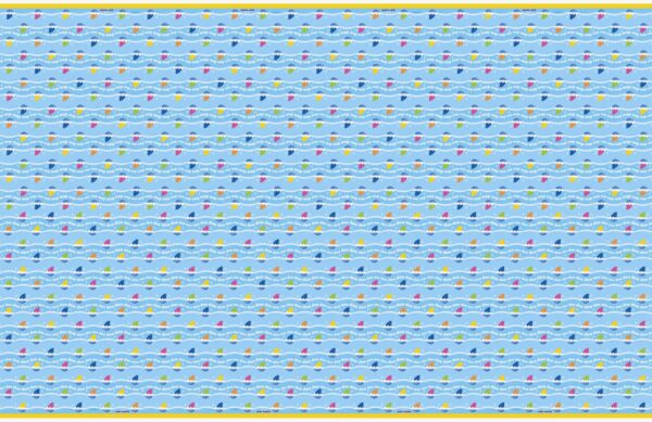 Baby Shark Plastic Tablecover 54"x84"