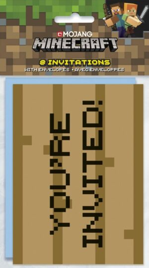 Minecraft Invitations 8CT