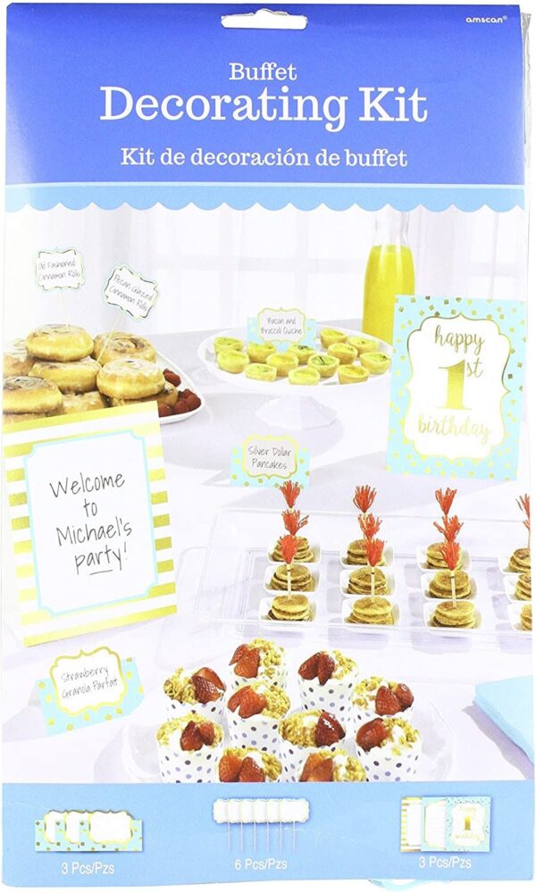 1st Birthday Buffet Decorating Kit
