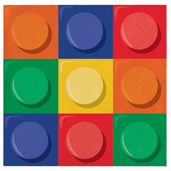 Block Party Beverage Napkins 16CT