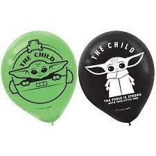 The Mandalorian 12" Latex Balloons 6CT