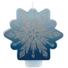 Frozen 2 Glitter Birthday Candle