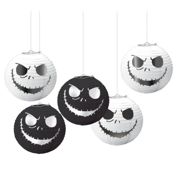 Nightmare Hanging Mini Lantern Decorations 5CT