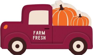 Mini Pumpkin Truck Sign