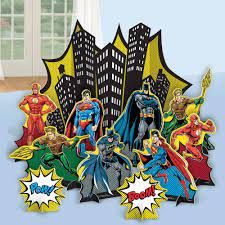Justice League Heroes Unite Table Decorating Centerpiece Kit