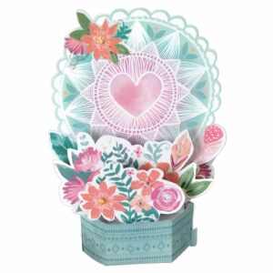 Free Spirit Happy Birthday Pop-up Centerpiece