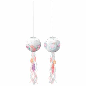 Free Spirit Hanging Lanterns w/tails  3CT