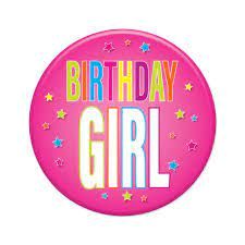 Birthday Girl Button 2"