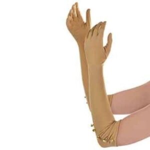 Long Satin Gloves