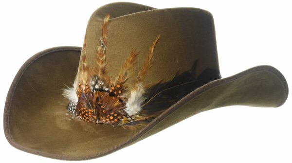 Feather Cowboy Hat