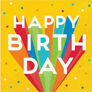 Birthday Bash Luncheon Napkins 16CT
