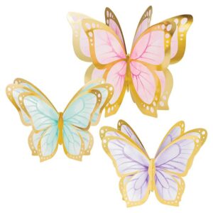 Butterfly Shimmer Foil Centerpieces 3CT