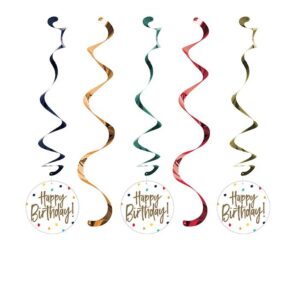 Birthday Stripes Dizzy Danglers 5CT