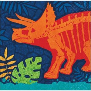 Dino Dig Beverage Napkins 16CT