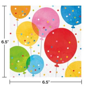 Confetti Balloon Luncheon Napkins 16CT