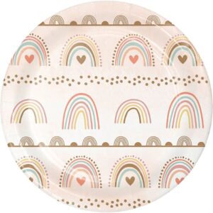 Boho Rainbow 7" Plate 8CT