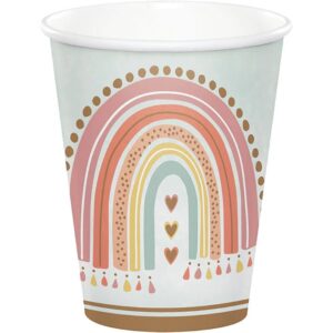 Boho Rainbow 9oz Cup 8CT
