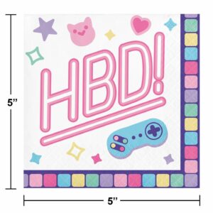 Digital Game Beverage Napkins 16CT