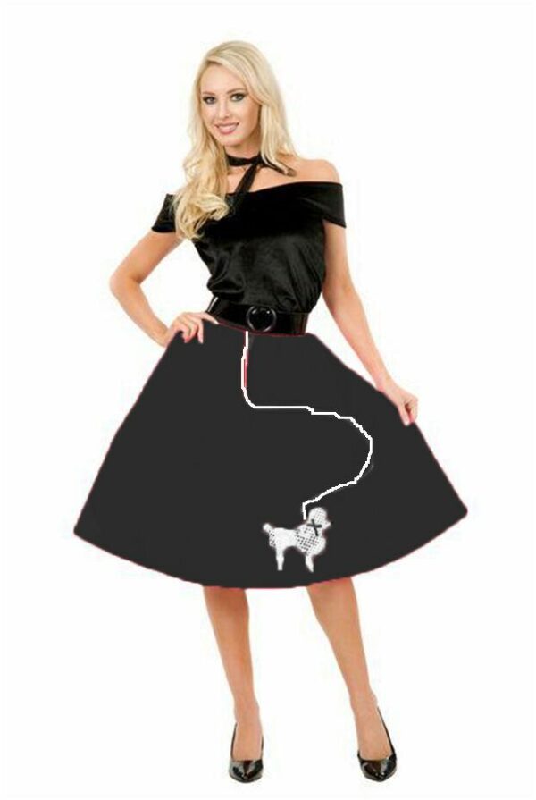 Poodle Skirt Black