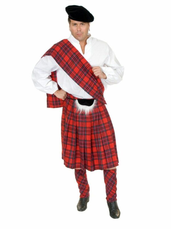 Scottish Kilt Red