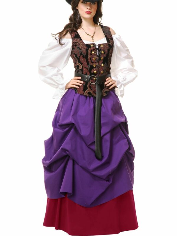 Country Wench Skirt Purple/Wine