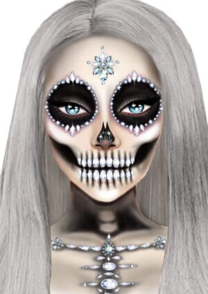 Skeleton Face Jewels
