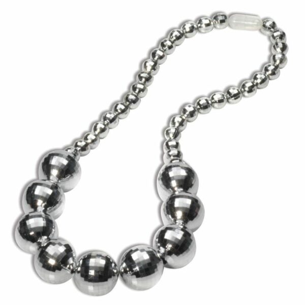 Silver Disco Necklace