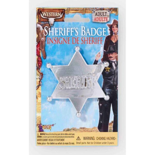 Cowboy Sheriff Badge