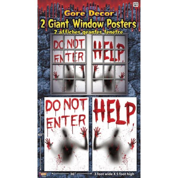 Bloody Window Poster