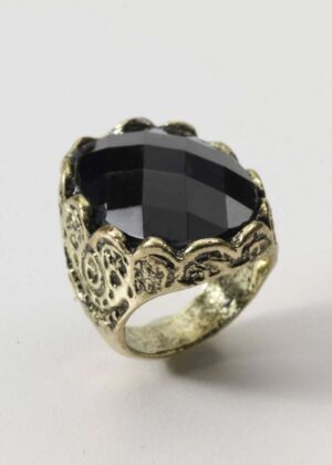 Black Stone Ring
