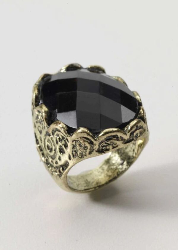 Black Stone Ring