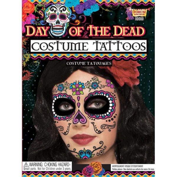 Day Of The Dead Tattoo Face
